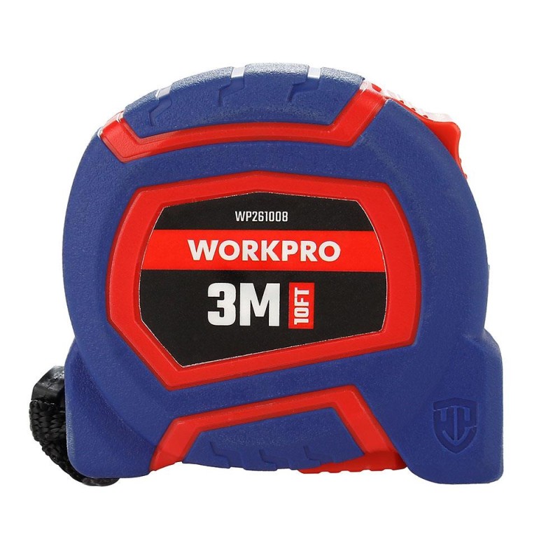 WORKPRO WP261008 3Mx16mm/10Ft. Naylon Kaplama Sarı Çelik Şerit Metre WORKPRO WP261008 3Mx16mm/10Ft. Naylon Kaplama Sarı Çelik Şerit Metre