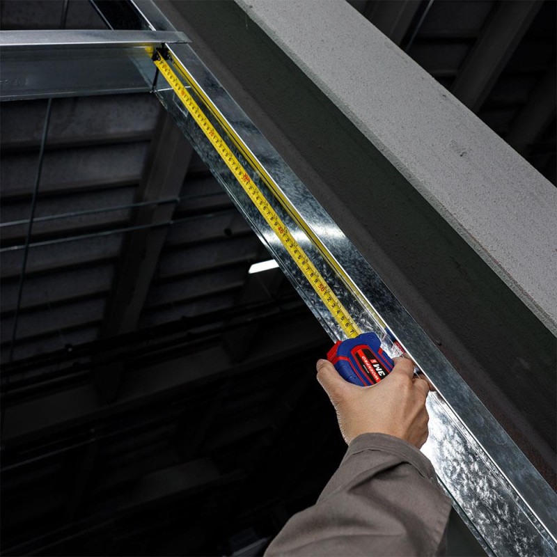 WORKPRO WP261008 3Mx16mm/10Ft. Naylon Kaplama Sarı Çelik Şerit Metre WORKPRO WP261008 3Mx16mm/10Ft. Naylon Kaplama Sarı Çelik Şerit Metre