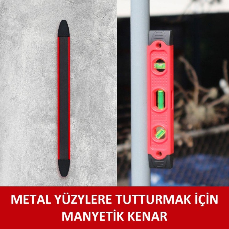 WORKPRO WP262026 225MM Manyetik Torpedo Su Terazisi WORKPRO WP262026 225MM Manyetik Torpedo Su Terazisi