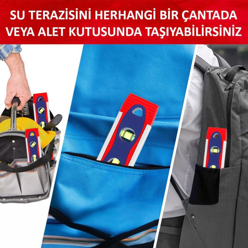 WORKPRO WP262027 225MM Manyetik Şoka Dayanıklı Torpedo Su Terazisi WORKPRO WP262027 225MM Manyetik Şoka Dayanıklı Torpedo Su Terazisi
