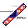 WORKPRO WP262028 225MM Açı Kontrollü Torpedo Su Terazisi WORKPRO WP262028 225MM Açı Kontrollü Torpedo Su Terazisi