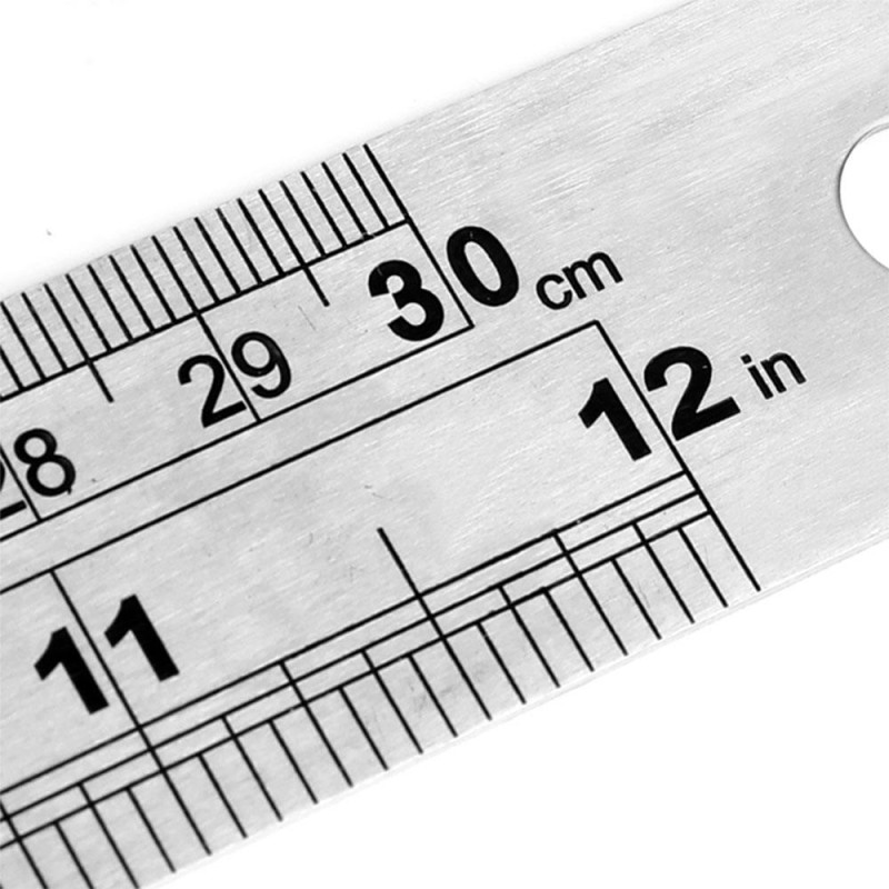 WORKPRO WP265001 30CM/12’’ Paslanmaz Çelik Cetvel WORKPRO WP265001 30CM/12’’ Paslanmaz Çelik Cetvel