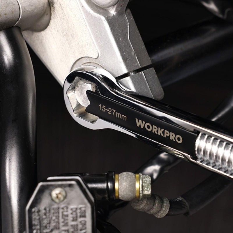 WORKPRO WP272016 5/27mm CR-V Üniversal Ayarlanabilir Çift Başlı Anahtar WORKPRO WP272016 5/27mm CR-V Üniversal Ayarlanabilir Çift Başlı Anahtar