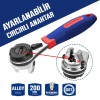 WORKPRO WP272063 7-22mm CR-V Profesyonel Ayarlanabilir 200mm Cırcır Anahtar WORKPRO WP272063 7-22mm CR-V Profesyonel Ayarlanabilir 200mm Cırcır Anahtar
