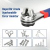 WORKPRO WP272063 7-22mm CR-V Profesyonel Ayarlanabilir 200mm Cırcır Anahtar WORKPRO WP272063 7-22mm CR-V Profesyonel Ayarlanabilir 200mm Cırcır Anahtar
