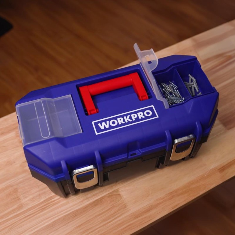 WORKPRO WP283018 22’’ Metal Kilitli Plastik Takım Çantası WORKPRO WP283018 22’’ Metal Kilitli Plastik Takım Çantası