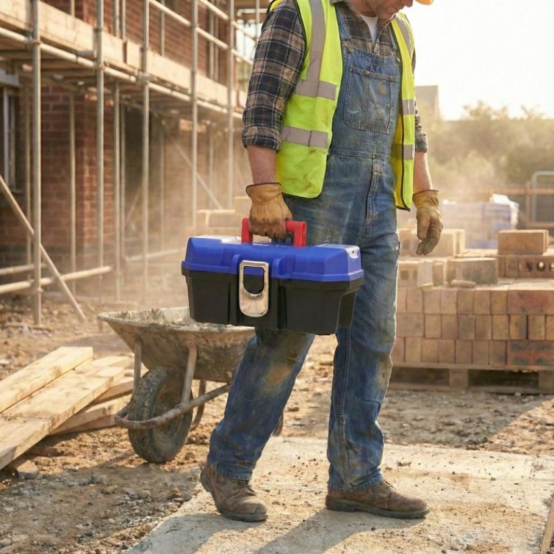 WORKPRO WP283021 13’’ Metal Kilitli Plastik Takım Çantası WORKPRO WP283021 13’’ Metal Kilitli Plastik Takım Çantası