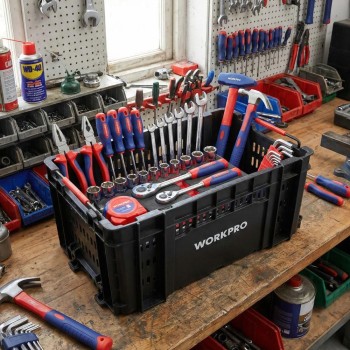 WORKPRO WP283028 46Lt 55,7x32,2x25cm Üstü Açık Profesyonel Takım Çantası WORKPRO WP283028 46Lt 55,7x32,2x25cm Üstü Açık Profesyonel Takım Çantası