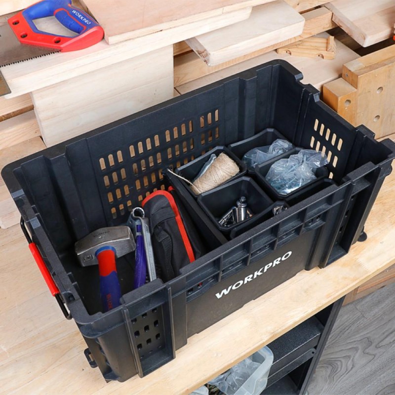 WORKPRO WP283028 46Lt 55,7x32,2x25cm Üstü Açık Profesyonel Takım Çantası WORKPRO WP283028 46Lt 55,7x32,2x25cm Üstü Açık Profesyonel Takım Çantası