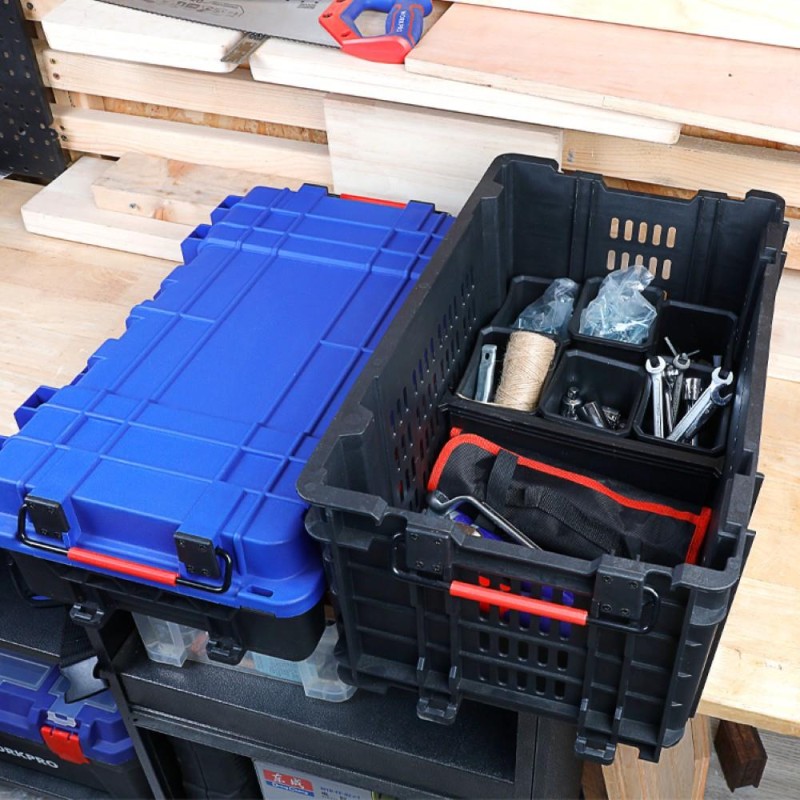 WORKPRO WP283028 46Lt 55,7x32,2x25cm Üstü Açık Profesyonel Takım Çantası WORKPRO WP283028 46Lt 55,7x32,2x25cm Üstü Açık Profesyonel Takım Çantası