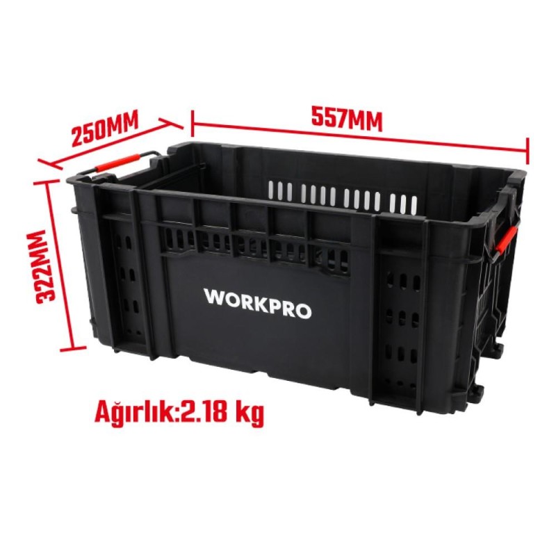 WORKPRO WP283028 46Lt 55,7x32,2x25cm Üstü Açık Profesyonel Takım Çantası WORKPRO WP283028 46Lt 55,7x32,2x25cm Üstü Açık Profesyonel Takım Çantası