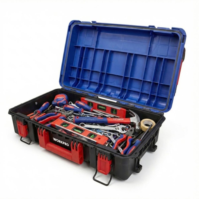 WORKPRO WP283030 32Lt 56x34,5x16,5cm İstiflenebilir Profesyonel Takım Çantası WORKPRO WP283030 32Lt 56x34,5x16,5cm İstiflenebilir Profesyonel Takım Çantası