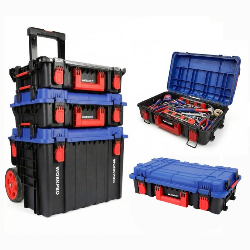 WORKPRO WP283030 32Lt 56x34,5x16,5cm İstiflenebilir Profesyonel Takım Çantası WORKPRO WP283030 32Lt 56x34,5x16,5cm İstiflenebilir Profesyonel Takım Çantası