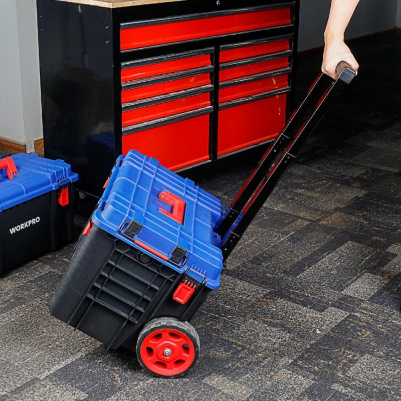 WORKPRO WP283032 54Lt 56x44,2x50cm Tekerlekli Kilitli Profesyonel Takım Çantası WORKPRO WP283032 54Lt 56x44,2x50cm Tekerlekli Kilitli Profesyonel Takım Çantası