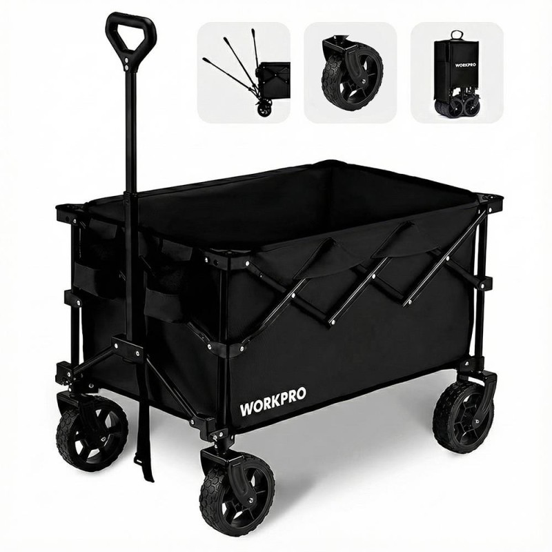 WORKPRO WP285015 80Kg 4 Tekerli Katlanabilir Ağır Hizmet Taşıma Arabası WORKPRO WP285015 80Kg 4 Tekerli Katlanabilir Ağır Hizmet Taşıma Arabası