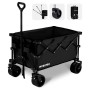 WORKPRO WP285016 100Kg 4 Tekerli Katlanabilir Ağır Hizmet Taşıma Arabası / Plaj Arabası