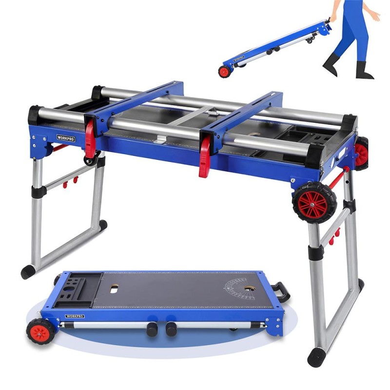 WORKPRO WP289020 150Kg 4’ü 1 Arada Tekerlekli Çok Amaçlı Profesyonel Çalışma Tezgâhı WORKPRO WP289020 150Kg 4’ü 1 Arada Tekerlekli Çok Amaçlı Profesyonel Çalışma Tezgâhı