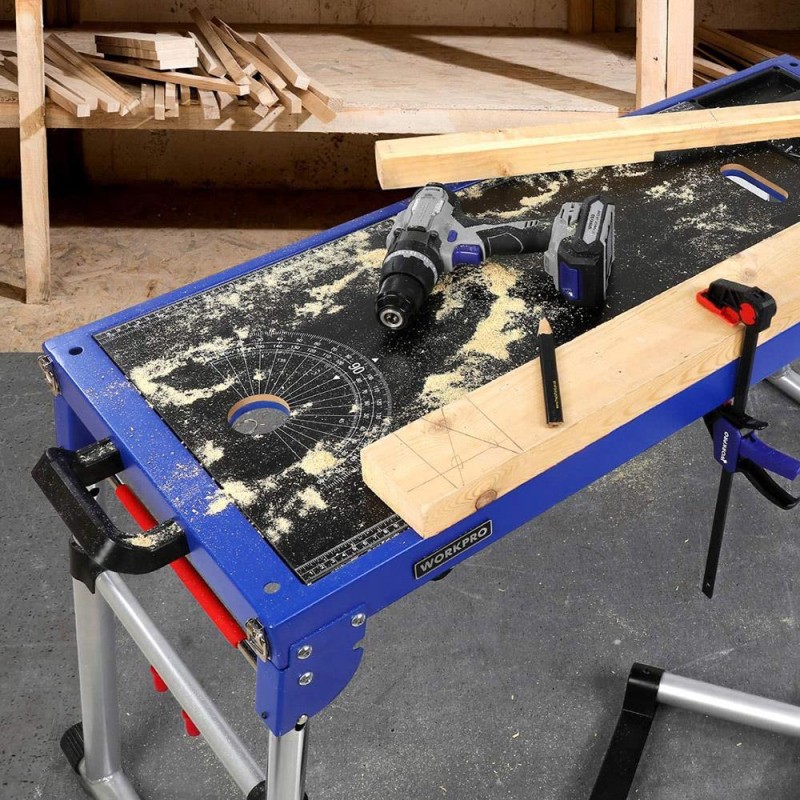 WORKPRO WP289020 150Kg 4’ü 1 Arada Tekerlekli Çok Amaçlı Profesyonel Çalışma Tezgâhı WORKPRO WP289020 150Kg 4’ü 1 Arada Tekerlekli Çok Amaçlı Profesyonel Çalışma Tezgâhı