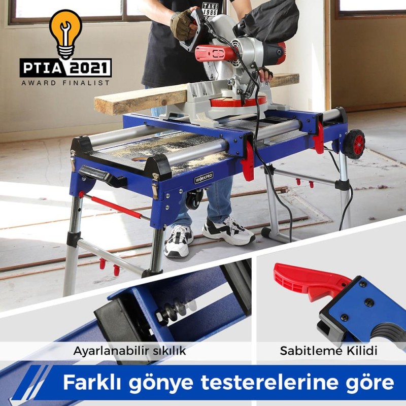WORKPRO WP289020 150Kg 4’ü 1 Arada Tekerlekli Çok Amaçlı Profesyonel Çalışma Tezgâhı WORKPRO WP289020 150Kg 4’ü 1 Arada Tekerlekli Çok Amaçlı Profesyonel Çalışma Tezgâhı