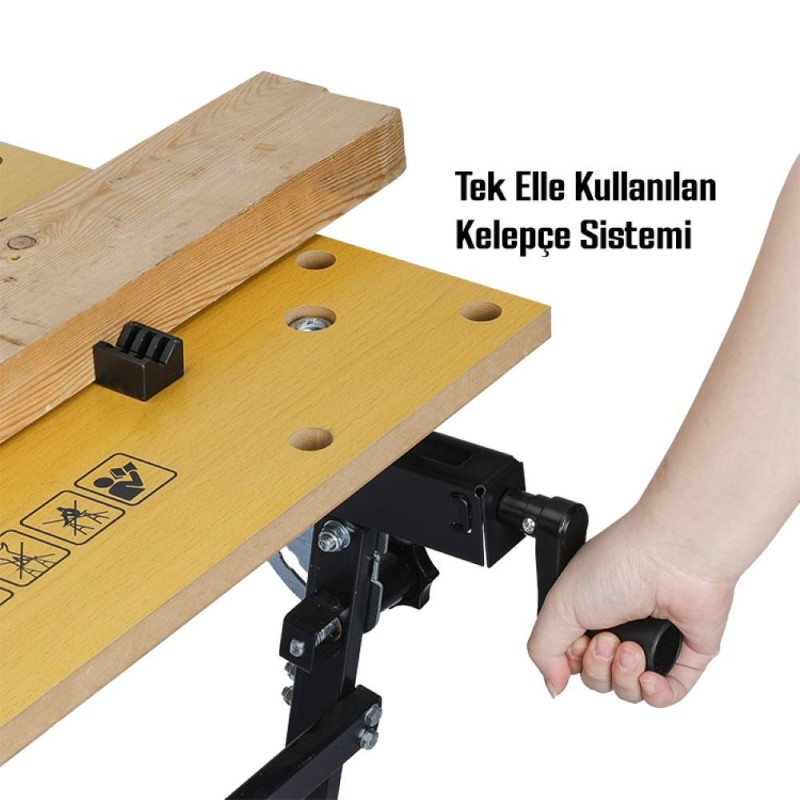 WORKPRO WP289027 100Kg 6 Kademe Ayarlanabilir Profesyonel Katlanabilir Çalışma Tezgâhı WORKPRO WP289027 100Kg 6 Kademe Ayarlanabilir Profesyonel Katlanabilir Çalışma Tezgâhı