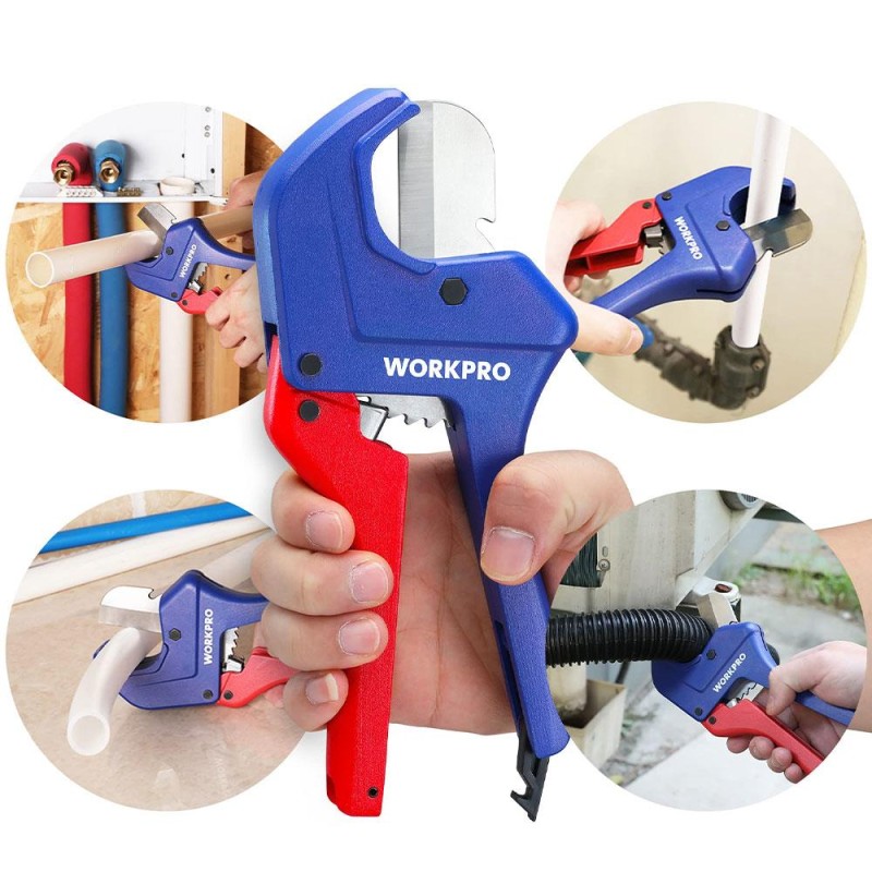 WORKPRO WP301006 42mm Profesyonel PPRC Plastik Boru Kesme Makası WORKPRO WP301006 42mm Profesyonel PPRC Plastik Boru Kesme Makası