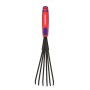 WORKPRO WP331028 360x87mm Çelik Profesyonel Mini Bahçe Tırmığı