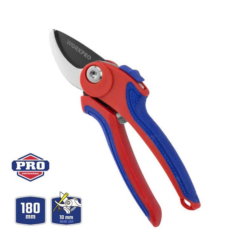 WORKPRO WP332001 180mm Profesyonel Bağ Bahçe Dal Budama Makası WORKPRO WP332001 180mm Profesyonel Bağ Bahçe Dal Budama Makası