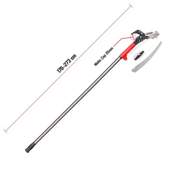 WORKPRO WP333006 270cm 2 IN 1 Teleskobik Saplı Profesyonel Ağaç Budama Testeresi ve 25mm Dal Budama Makası WORKPRO WP333006 270cm 2 IN 1 Teleskobik Saplı Profesyonel Ağaç Budama Testeresi ve 25mm Dal Budama Makası