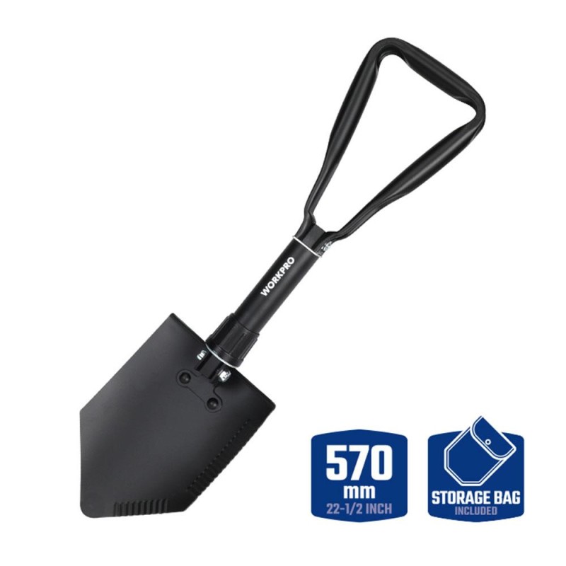 WORKPRO WP335006 570MM Katlanabilir Çok Amaçlı Profesyonel Kamp Küreği WORKPRO WP335006 570MM Katlanabilir Çok Amaçlı Profesyonel Kamp Küreği