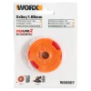 WORX WA0007 1.65mmX5Metre Çift Çıkışlı Duble Helix Spiral Burgulu Yedek Misina WORX WA0007 1.65mmX5Metre Çift Çıkışlı Duble Helix Spiral Burgulu Yedek Misina