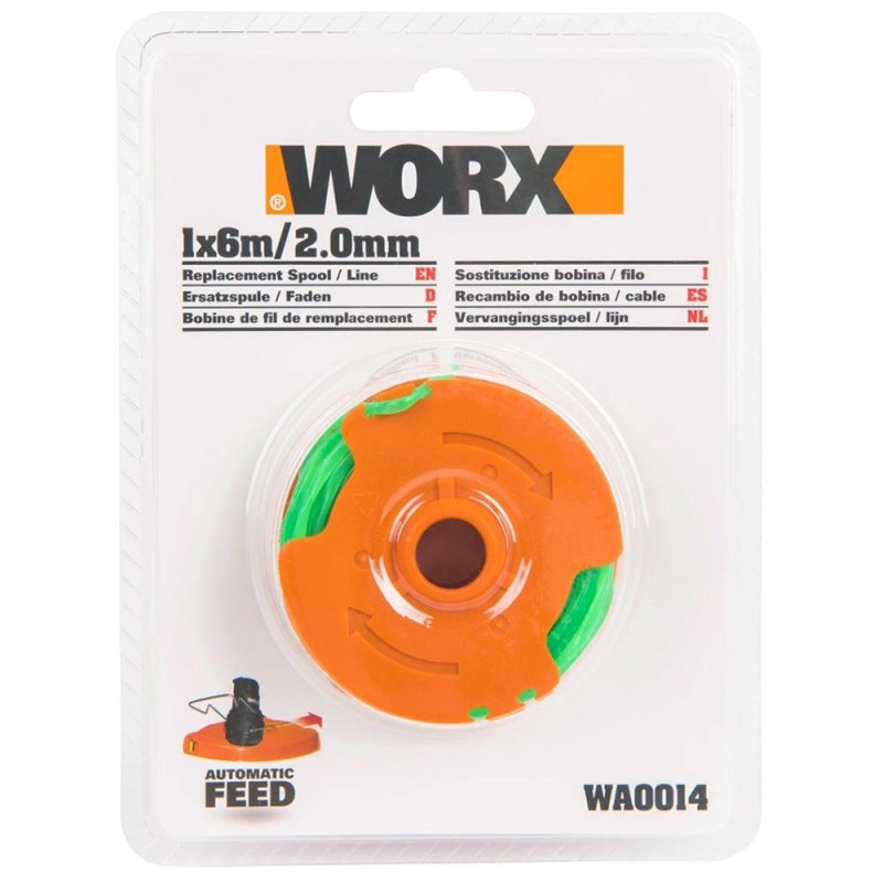 WORX WA0014 2.0MM x 6Metre Duble Helix Spiral Burgulu Yedek Misina WORX WA0014 2.0MM x 6Metre Duble Helix Spiral Burgulu Yedek Misina