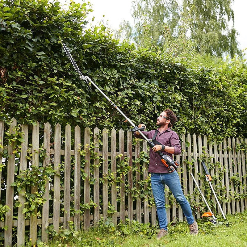 WORX WA0220 WG186E.1 ile Uyumlu 43CM Teleskobik Uzatmalı Açı Ayarlı Çit Budama Başlığı WORX WA0220 WG186E.1 ile Uyumlu 43CM Teleskobik Uzatmalı Açı Ayarlı Çit Budama Başlığı
