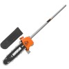 WORX WA0222 WG186E.1 ile Uyumlu 25CM Teleskobik Uzatmalı Zincirli Dal Budama Başlığı WORX WA0222 WG186E.1 ile Uyumlu 25CM Teleskobik Uzatmalı Zincirli Dal Budama Başlığı