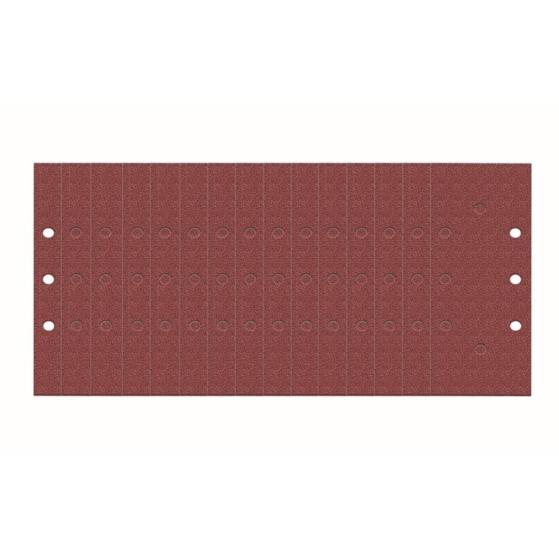 WORX WA2029 185x95mm 60, 80, 120 Kum, 15 Adet Cırtlı Universal Zımpara Kâğıdı Seti
