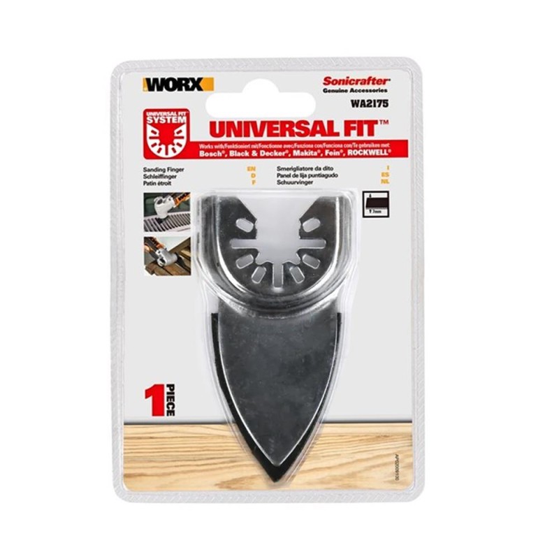 WORX WA2175 Çok Amaçlı Raspalama Makinası İçin 7mm Cırtlı Universal Parmak Zımpara Tabanı WORX WA2175 Çok Amaçlı Raspalama Makinası İçin 7mm Cırtlı Universal Parmak Zımpara Tabanı