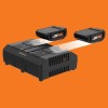 WORX WA3883 20Volt Li-ion PowerShare İkili Hızlı Akü Şarj Cihazı WORX WA3883 20Volt Li-ion PowerShare İkili Hızlı Akü Şarj Cihazı