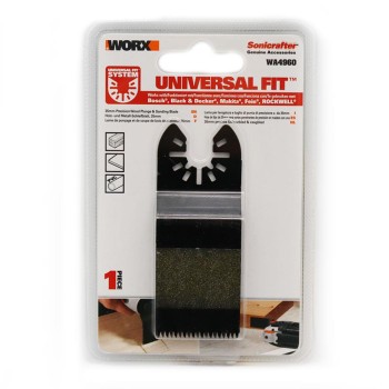 WORX WA4960 Çok Amaçlı Raspalama Makinası İçin 35x40mm Ahşap, PVC Universal Kesme ve Zımparalama Bıçağı WORX WA4960 Çok Amaçlı Raspalama Makinası İçin 35x40mm Ahşap, PVC Universal Kesme ve Zımparalama Bıçağı