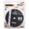 WORX WA5047 115x9,5mm Alüminyum, PVC, Sac Kesme, Daire Testere Bıçağı WORX WA5047 115x9,5mm Alüminyum, PVC, Sac Kesme, Daire Testere Bıçağı