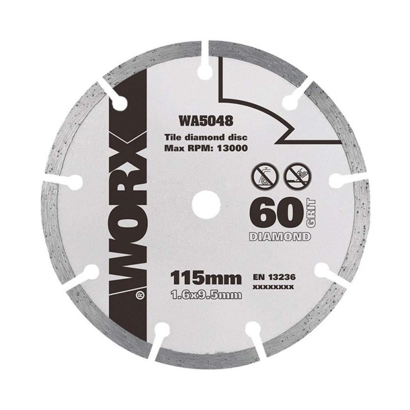 WORX WA5048 115x9,5mm Fayans, Seramik, Mermer Kesme Soketli Elmas Daire Testere Bıçağı WORX WA5048 115x9,5mm Fayans, Seramik, Mermer Kesme Soketli Elmas Daire Testere Bıçağı