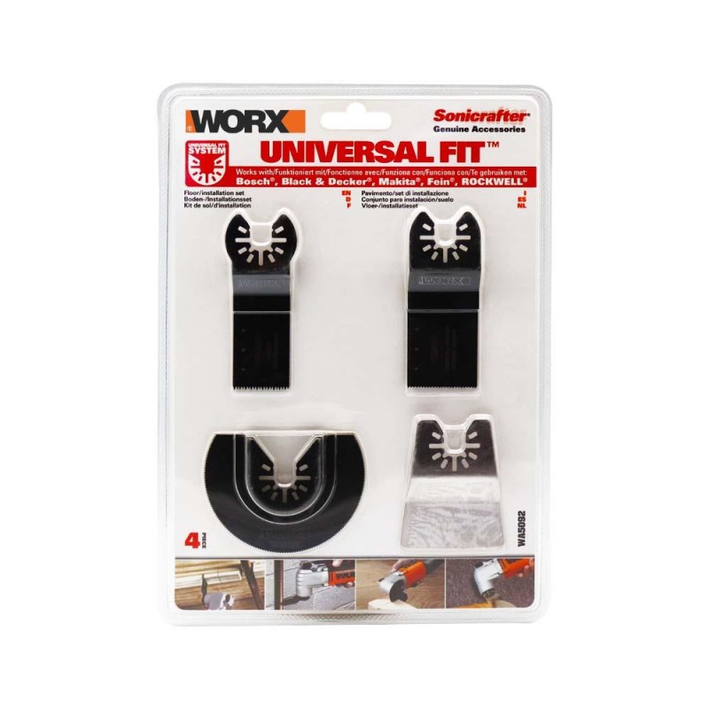 WORX WA5092 4 Parça Universal Metal, Ahşap Kesme ve Raspalama Aksesuar Seti WORX WA5092 4 Parça Universal Metal, Ahşap Kesme ve Raspalama Aksesuar Seti
