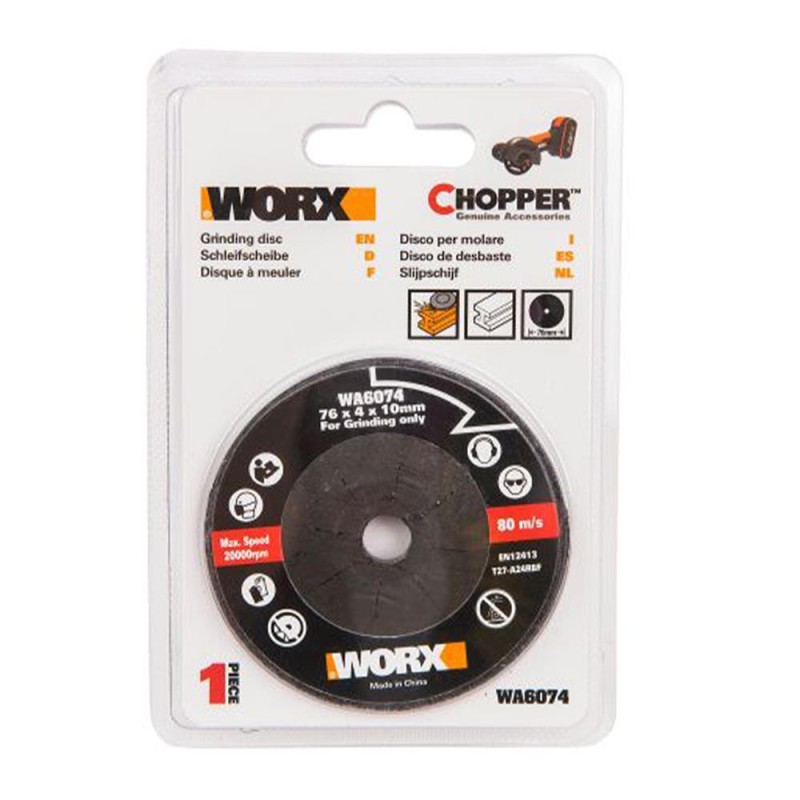 WORX WA6074 WX801 İçin 76x10mm Metal Taşlama Taşı WORX WA6074 WX801 İçin 76x10mm Metal Taşlama Taşı