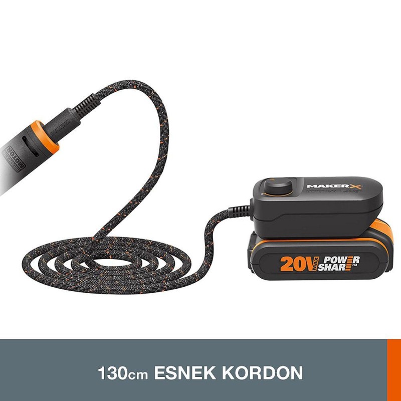 WORX WA7160 MAKERX 20Volt HUB Devir Ayarlı Adaptör (Akü Dahil Değildir) WORX WA7160 MAKERX 20Volt HUB Devir Ayarlı Adaptör (Akü Dahil Değildir)