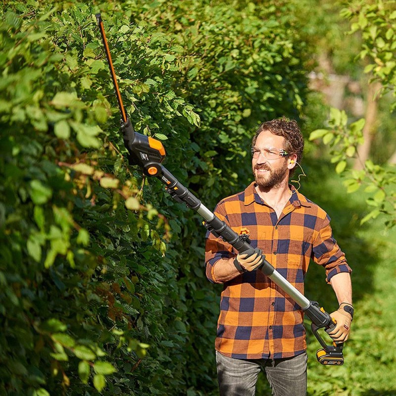 WORX WG252E 20Volt 2.0Ah Li-ion Tek Akülü 45CM Profesyonel Teleskobik Saplı Açı Ayarlı Çit Budama WORX WG252E 20Volt 2.0Ah Li-ion Tek Akülü 45CM Profesyonel Teleskobik Saplı Açı Ayarlı Çit Budama