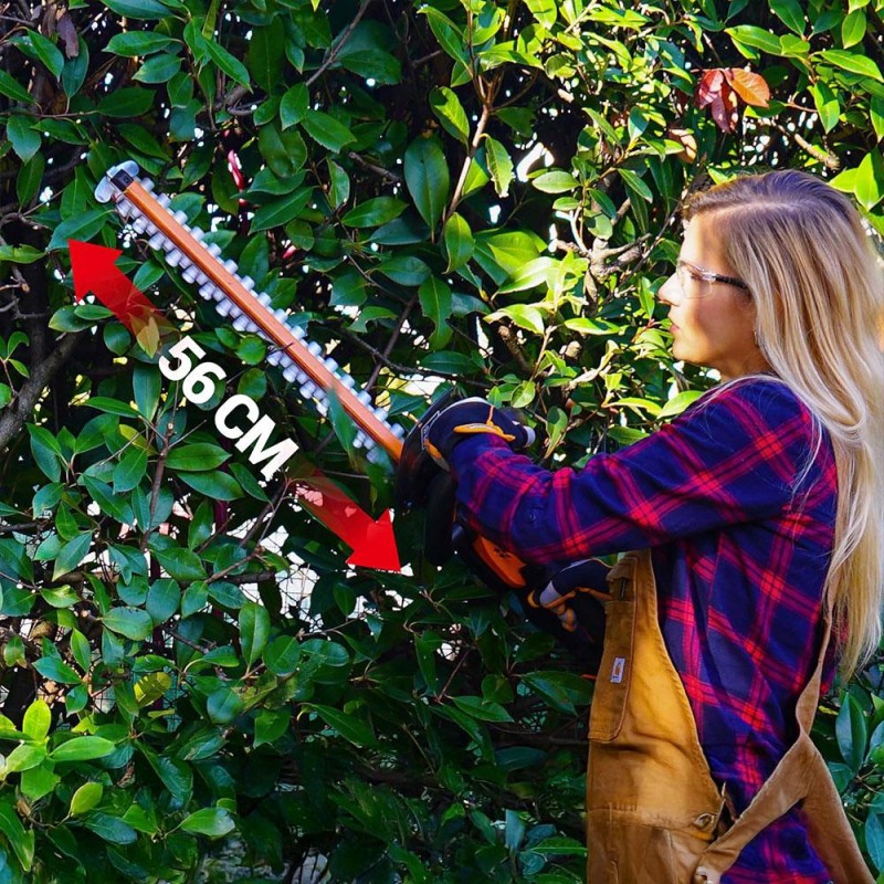 WORX WG264E 20Volt 2.0Ah 56CM Profesyonel Çit Budama WORX WG264E 20Volt 2.0Ah 56CM Profesyonel Çit Budama