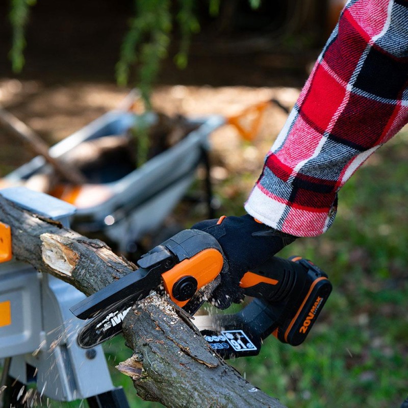 WORX WG324E 20Volt 2.0Ah Li-ion 12CM Profesyonel Şarjlı Zincirli Testere WORX WG324E 20Volt 2.0Ah Li-ion 12CM Profesyonel Şarjlı Zincirli Testere