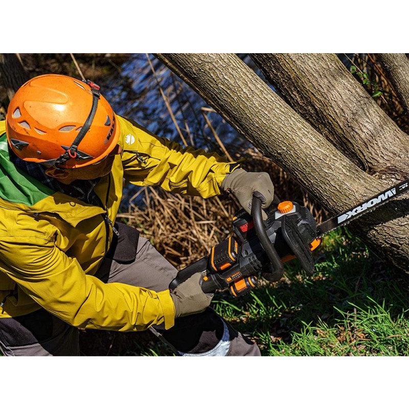 WORX WG385E 40Volt 4.0Ah Li-ion 40CM Profesyonel Şarjlı Kömürsüz Zincirli Testere WORX WG385E 40Volt 4.0Ah Li-ion 40CM Profesyonel Şarjlı Kömürsüz Zincirli Testere