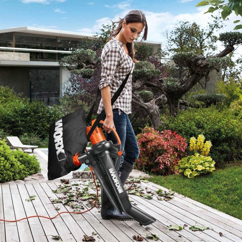 WORX WG505E 3000Watt Profesyonel Elektrikli Yaprak Toplama ve Üfleme WORX WG505E 3000Watt Profesyonel Elektrikli Yaprak Toplama ve Üfleme