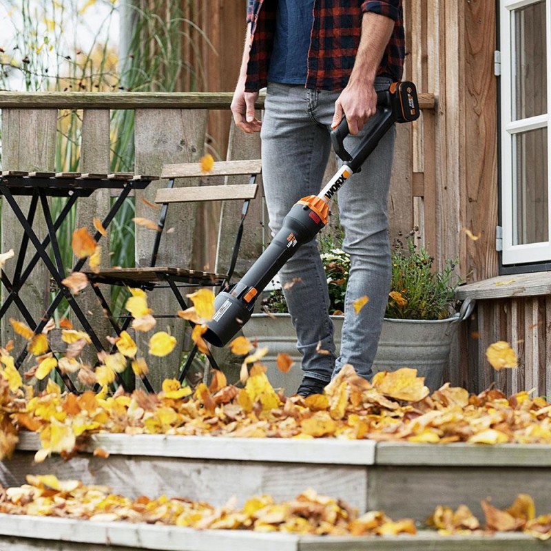 WORX WG543E 20Volt 4.0Ah. Li-ion Kömürsüz Profesyonel Devir Ayarlı Yaprak Üfleme WORX WG543E 20Volt 4.0Ah. Li-ion Kömürsüz Profesyonel Devir Ayarlı Yaprak Üfleme
