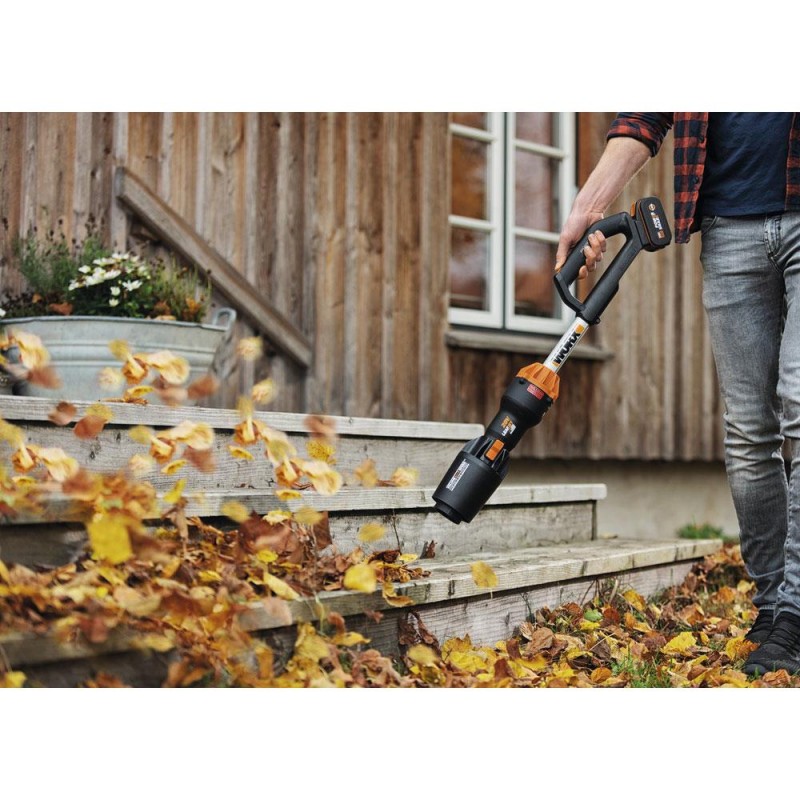 WORX WG543E 20Volt 4.0Ah. Li-ion Kömürsüz Profesyonel Devir Ayarlı Yaprak Üfleme WORX WG543E 20Volt 4.0Ah. Li-ion Kömürsüz Profesyonel Devir Ayarlı Yaprak Üfleme