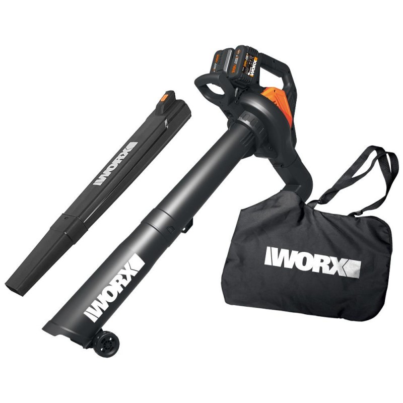 WORX WG583E 40Volt 4.0Ah. Li-ion Kömürsüz Profesyonel Yaprak Toplama ve Üfleme WORX WG583E 40Volt 4.0Ah. Li-ion Kömürsüz Profesyonel Yaprak Toplama ve Üfleme